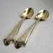 50% OFF, Sterling Silver Teaspoons by Rogers Lunt and Bowlen Treasure Sterling, Monogrammed Flatware Pat 1918 Spoons