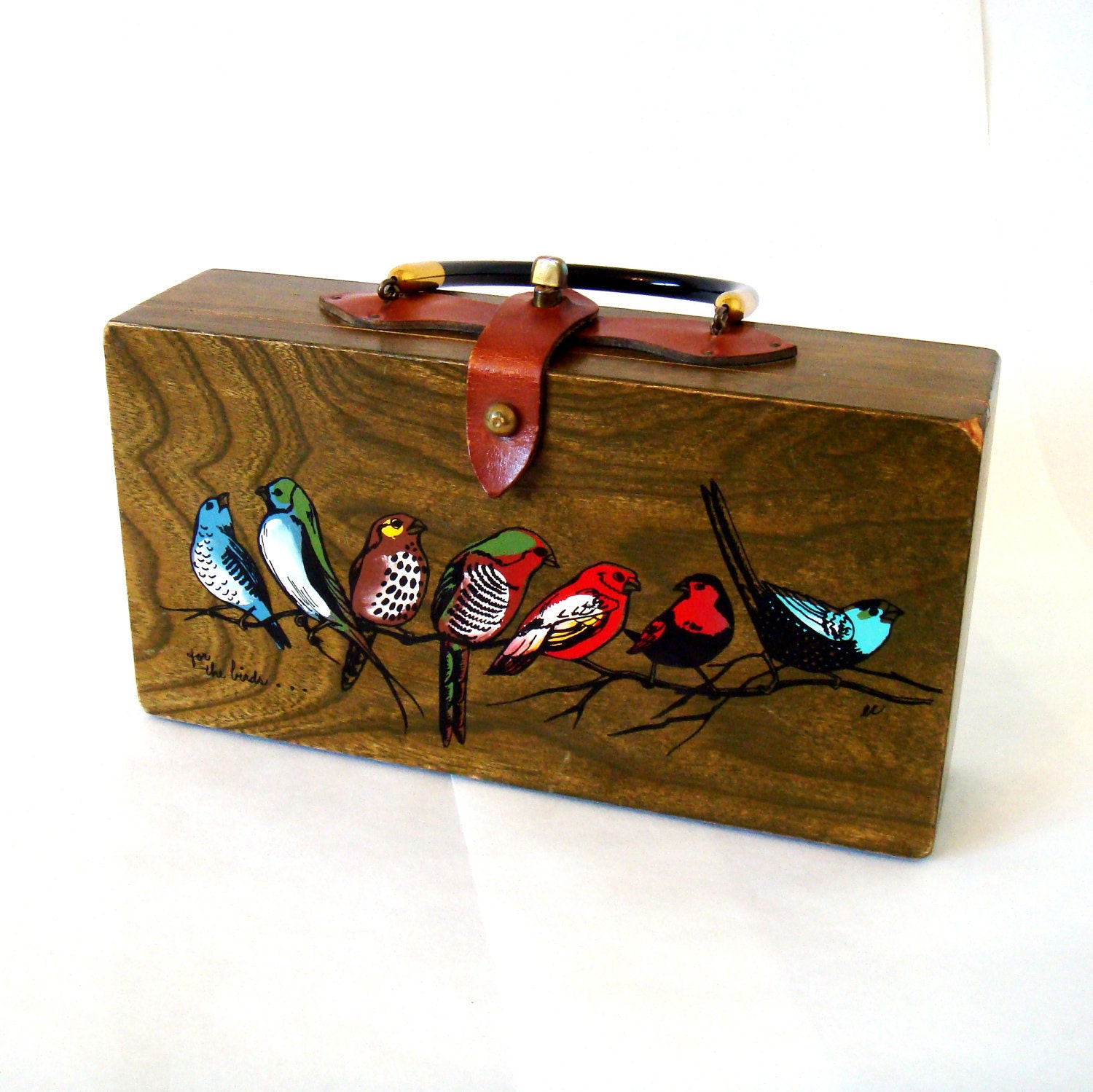 Box Bag / Vintage 60s Original Signed Enid Collins Box Bag