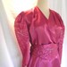 SALE 1940s Lounge Outfit Satin Tunic Dress Matching Wide Cut Pants Sz S to Sz M Costume