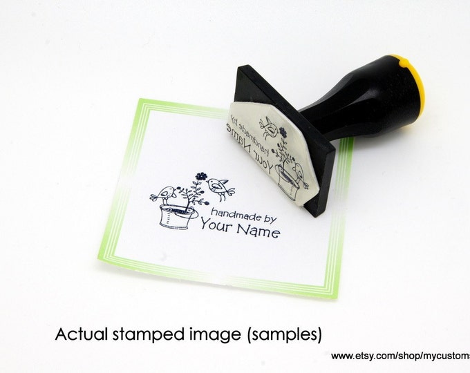 Handle Mounted Personalized custom made rubber stamps C30