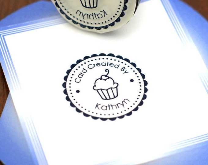 Personalized Custom Handle Mounted Made Return Address stamp Rubber Stamps R49