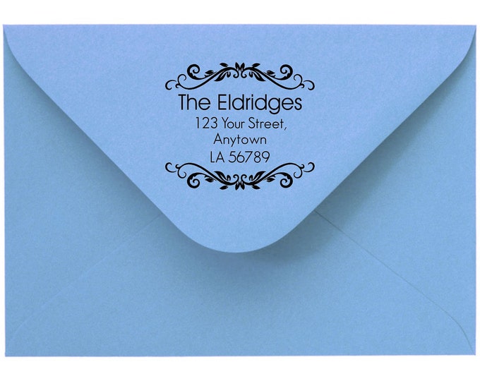 Personalized Custom Made Return Address Stamp Rubber Stamps R90
