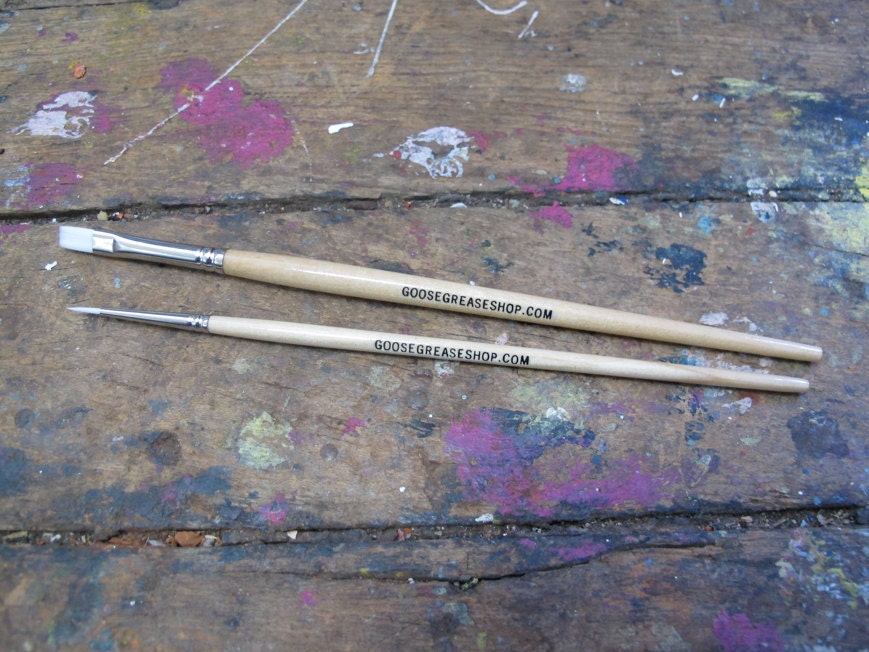 Custom Doll Painting Paint Brushes 2 by goosegreaseundone on Etsy