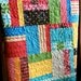 Playful Fingerpaints HANDMADE Baby Toddler Quilt