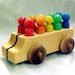 Natural Pine Rainbow Van with exotic wood stripe