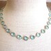 Angelic -- Aquamarine Round Crystal necklace
