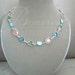 Printemps -- One of a Kind -- Sleeping Beauty Turquoise, Pink Copper Rutilated Quartz, London Blue Quartz, and Prehnite Gemstone necklace