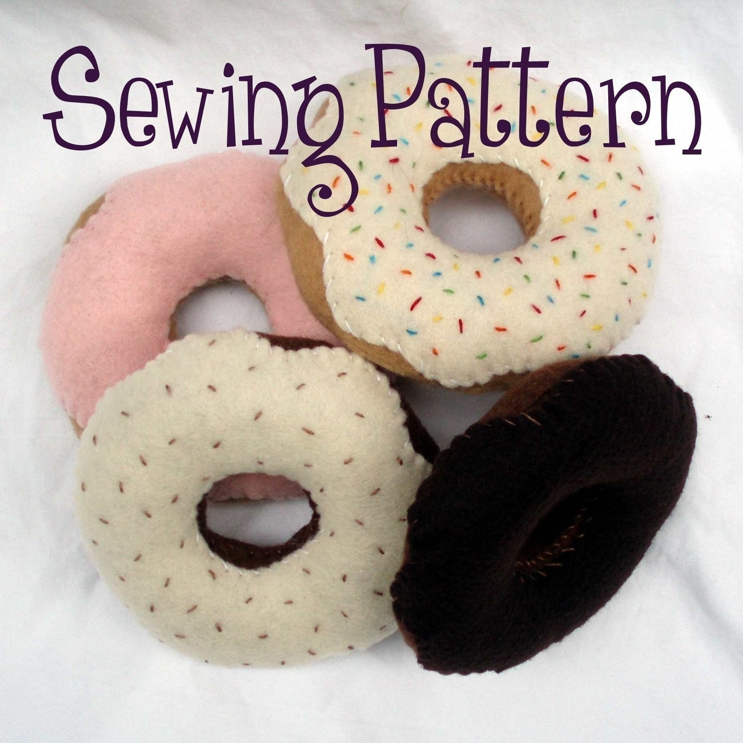 Felt donut PDF pattern