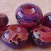 RUM PUNCH boro handmade lampwork beads