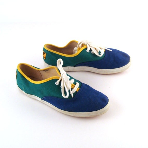 Esprit Canvas Sneakers Vintage 1980s Multicolor Shoes