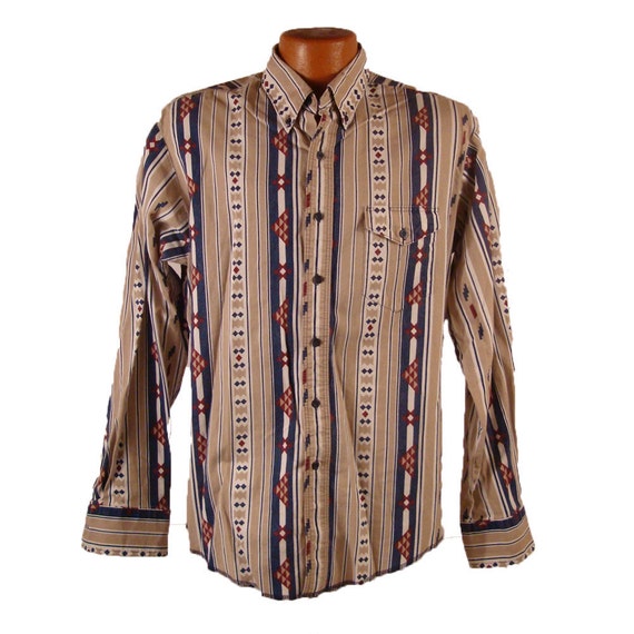 southwestern style mens shirts