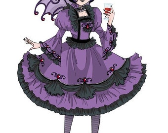 Violet Gothic Lolita