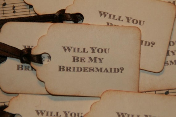Will You Be My Bridesmaid Tags