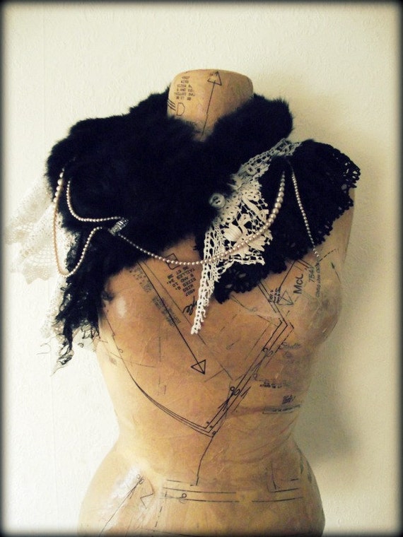 Victoriana collar by NaturallyBohemian on Etsy