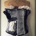 Pinstripe corset