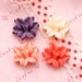 High Quality Hibiscus Cabochon - 6pcs