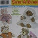 Bear Clothes for 15 and 18 inch Stuffed Bear Simplicity 5280 Sew-a-bear pattern
