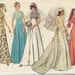 Vintage 1970s Simplicity 6160 Wedding, Evening or bridesmaid dress Sewing Pattern Size 8 Bust 31.5