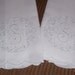 Pair of White Vintage Towels with Initial S