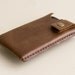 Hand Stitched Leather iPhone / iPod Touch Case - Destressed Dark Brown