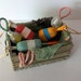 Miniature Fisherman's Crate (1 inch dollhouse scale)