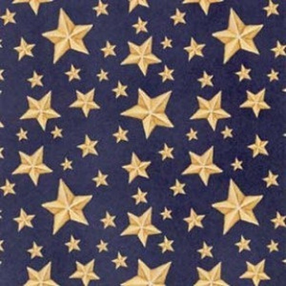 Gold Stars on a Navy Blue Background from the Holiday Homes