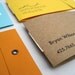RESERVED 100 - Custom Mini Matchbook Notebook business cards with inside page printing