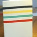 Striped Wool Blanket blank greeting card