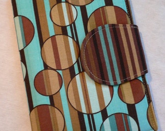 Made to Order, Kindle cover, eReader Cover Book Style Striped Polkadots