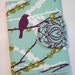 Kindle Cover, Kindle Paperwhite cover, iPad Mini, Nook Cover, Nook Color Cover, eReader Cover Book Style Aviary 2 Sparrows Plum