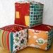 Cogsmo by Cosmo Cricket--Soft and Cuddly Fabric Jingle Baby Blocks