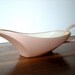 Modernist Pink Porcelain Gravy Boat, Eva Zeisel Style