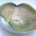 RESERVED FOR JACKIE -- Murano Barbini Glass Bowl, Green and Gold Aventurine