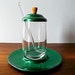 Vintage Green Neocraft Everlast Aluminum, Glass Jam Jar