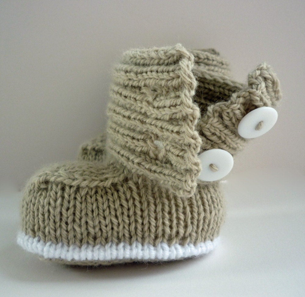 Baby Boots Knitting Pattern PDF Knitting Pattern by LoveFibres