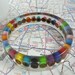 Resin Bangle - Bracelet - Teacher - Teacher Gift - Colored Pencil - Bangle Bracelet - Cuff Bracelet - Resin - Pencil - Multi Color - Rainbow