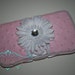 Flip Top Baby Wipe Case - Pink Minky Covered Wipes Case