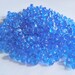Transparent Dark Sapphire Tri Beads 11mm - 500 pieces - Darice Jewelry, Crafts