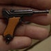1960s Gum Machine VICTORY Die Cast WW2 LUGER Cap Gun 2 point 75 inch