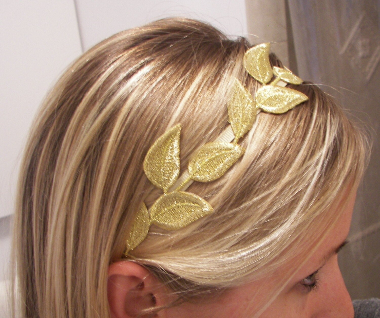 Golden Greek Goddess Headband by ClybournAve on Etsy