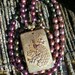 RESERVED for Michelle Necklace Peacock Pendant Pearl