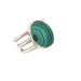 RESERVED - Malachite silver vintage ring - Mexico, sleek, contemporary design - Adjustable - InVintageHeaven