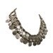 Vintage ethnic necklace - Ornate, big, heavy silver choker - 1970s Boho tribal - InVintageHeaven