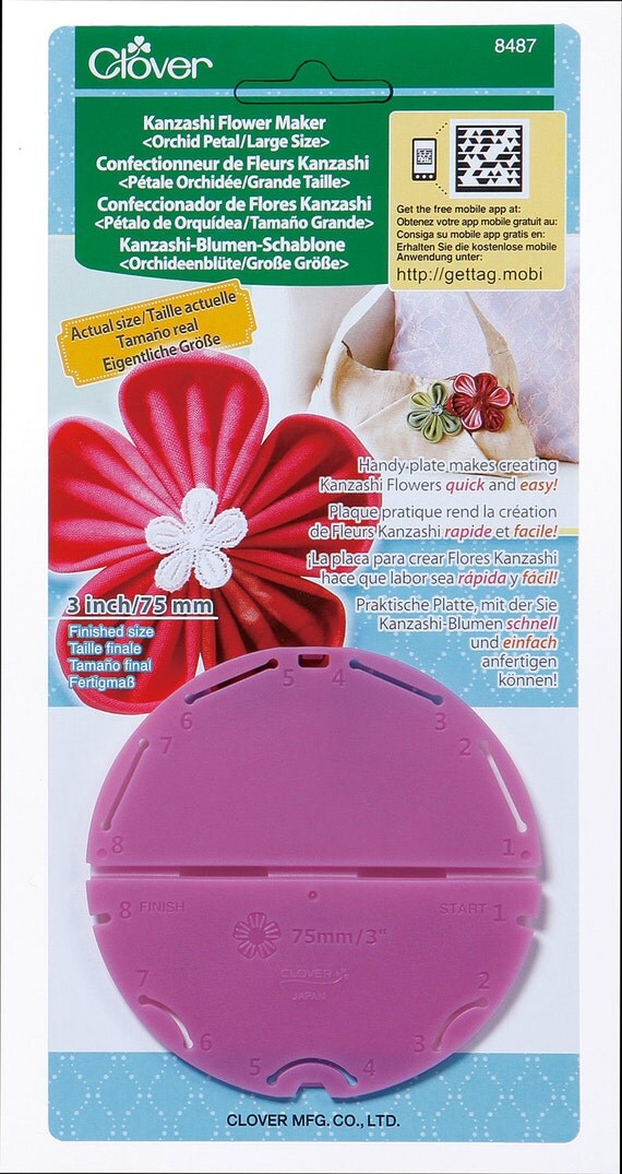 Clover Orchid Petal Kanzashi Flower Maker Large