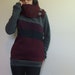 CHERRY BOMB - Hoodie Sweatshirt Sweater - Recycled Upcycled - One of a Kind Women - Small/Medium