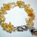 Natural Citrine, Freshwater Pearl, and Hill Tribe Silver Bracelet by Debbie Renee