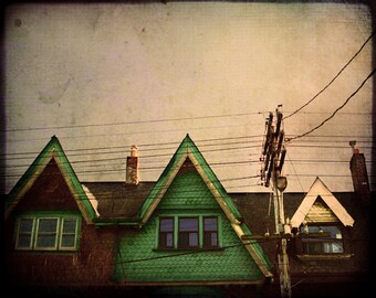 Toronto Art Architecture Photography Metallic Paper House Art Queen Street West Photo Art Prints Canadian Sellers - Daybreak