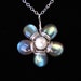 Flashflower Labradorite and Pearl Necklace on Etsy--Luxe Collection by CircesHouse
