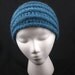 Knit Ribbed Headband Headwrap Ear Warmer in Peacock Teal Wool