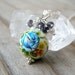 CIJ Sale 30% Off - Tensha Necklace, Gemstone, Iolite, Vintage Chic Jewelry